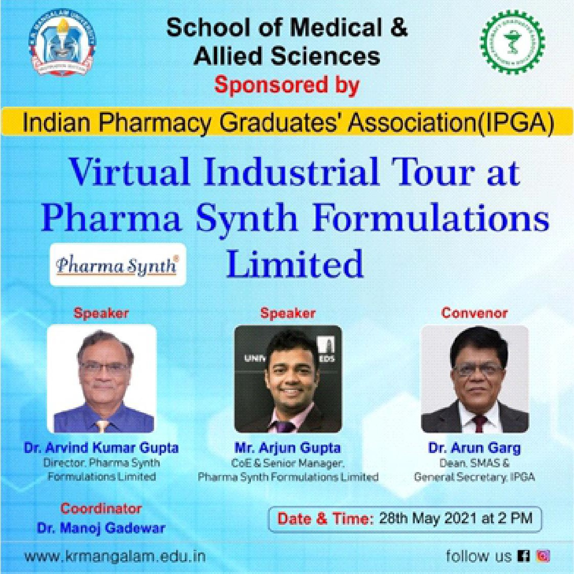 ipga today - Indian Pharmacy Graduates' Association